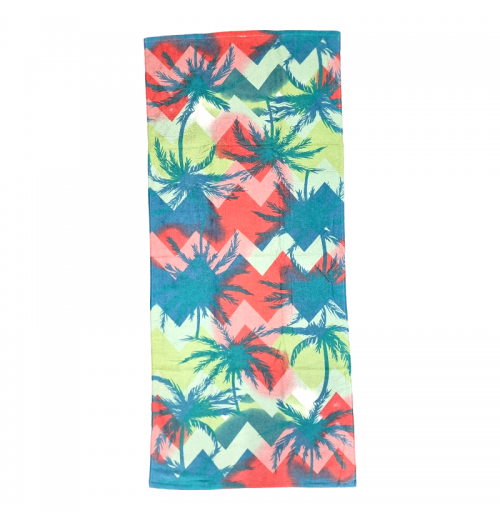 Zig Zag Palm Cotton Beach Towel Zig Zag Palm Cotton Beach Towel
